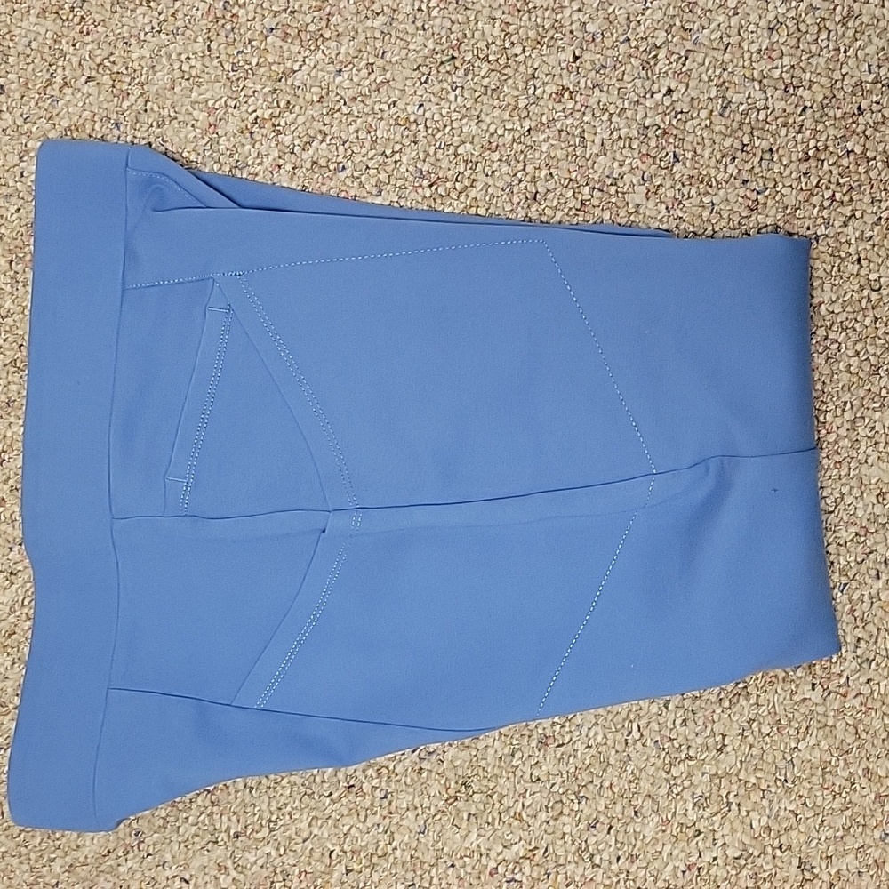 Betabrand Journeys yoga pants High-Rise Skinny Capris in Periwinkle Blue MSP - Picture 6 of 6